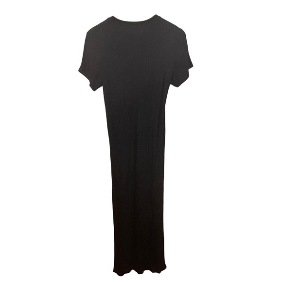 Meimeij Black Women's A-Line Long Sheath Dress 40 - Picture 4 of 4